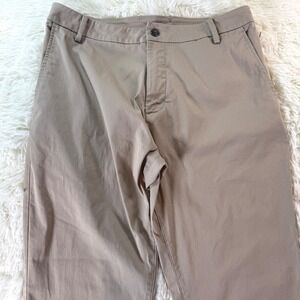 Birddogs Boomdogs Mens Slim Fit Khaki Chino Pants Stretch Twill Flat Front 32x28